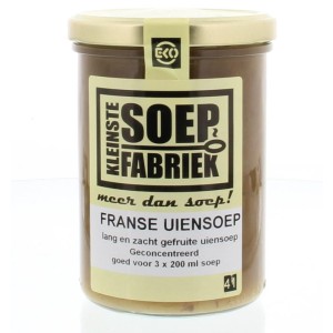 Franse uiensoep vegetarisch bio Kleinstesoepfabr 400g