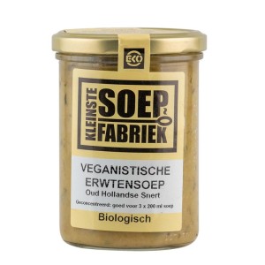 Erwtensoep/snert veganistisch bio Kleinstesoepfabr 400g