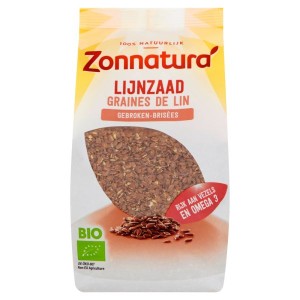 Lijnzaad gebroken bio Zonnatura 400g