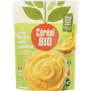 Puree linzen/pompoen bio Cereal Bio 250g