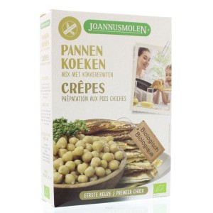 Pannenkoeken mix met kikkererwt bio Joannusmolen 300g