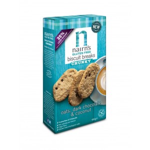 Biscuit breaks pure chocolade & kokos Nairns 160g
