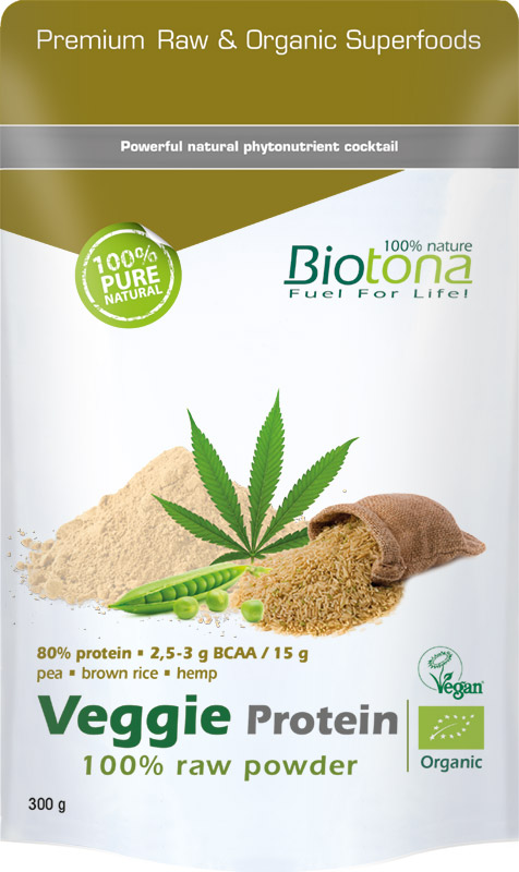 Veggie protein raw bio Biotona 300g