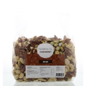 Macadamia mix onbewerkt Mijnnatuurwinkel 1000g