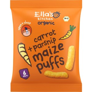 Maize puffs carrot/parsnip 6+ maanden bio Ella's Kitchen 20g