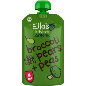 Broccoli pears and peas 4+ maanden bio Ella's Kitchen 120g
