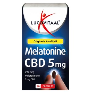 Melatonine CBD 5mg Lucovitaal 30ca