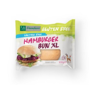 Hamburger bun XL bio Damhert 100g