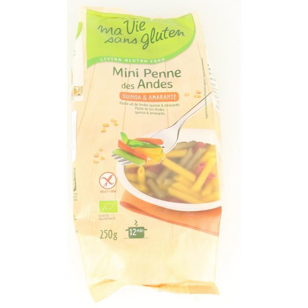 Tricolor mini penne glutenvrij bio Ma Vie Sans 250g