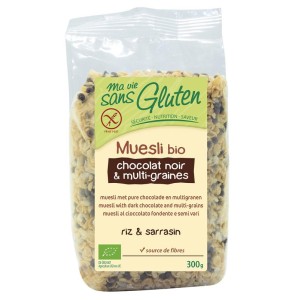 Muesli chocolade en multigranen glutenvrij bio Ma Vie Sans 300g