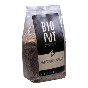Lijnzaad gebroken bio Bionut 750g