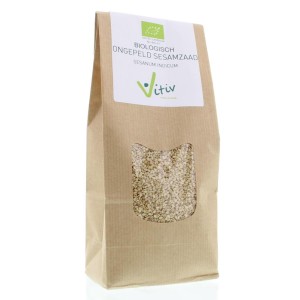 Sesamzaad ongepeld bio Vitiv 500g