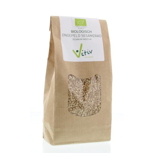 Sesamzaad ongepeld bio Vitiv 250g