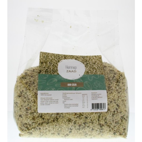 Hennepzaad Mijnnatuurwinkel 1000g