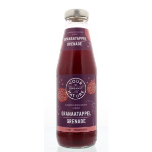 Limonadesiroop granaatappel bio Your Organic Nat 500ml