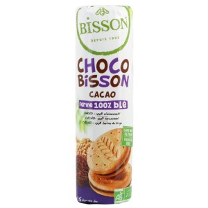 Choco Bisson cacao tarwekoekjes bio Bisson 300g
