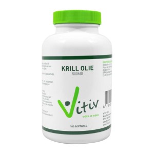 Krillolie 500mg antartic Vitiv 100sft