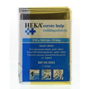 Reddingsdeken goud/zilver 160 x 210 Heka 1st
