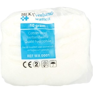 Verbandwatten zigzag Heka 10g