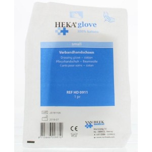 Verbandhandschoenen maat S Heka 2st