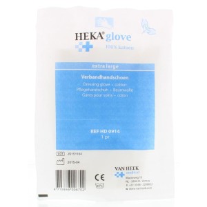 Verbandhandschoenen maat XL Heka 2st