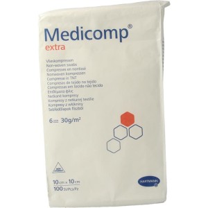 Extra 10 10cm 6 laags niet steriel Medicomp 100st