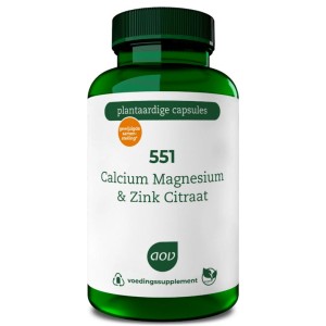 551 Calcium magnesium & zink citraat AOV 90vc