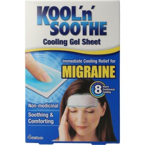 Migraine gelstrips Kool'n'soothe 4st