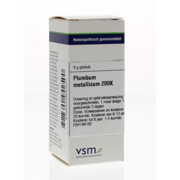 Plumbum metallicum 200K VSM 4g