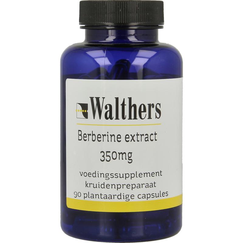 Berberine HCI extract 350 mg Walthers 90vc