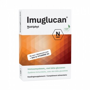 Nutriphyt Imuglucan doosje voorzijde