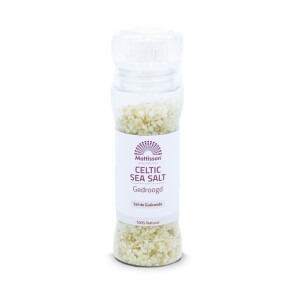 Keltisch zeezout gedroogd strooimolen Mattisson 125g