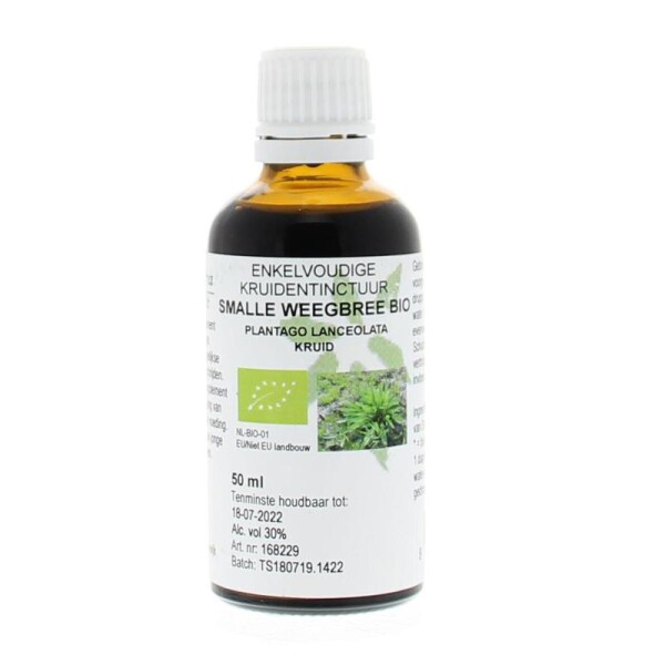 Plantago lanc / smalle weegbree tinctuur bio Natura Sanat 50ml
