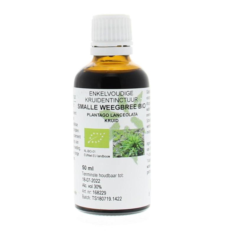 Plantago lanc / smalle weegbree tinctuur bio Natura Sanat 50ml
