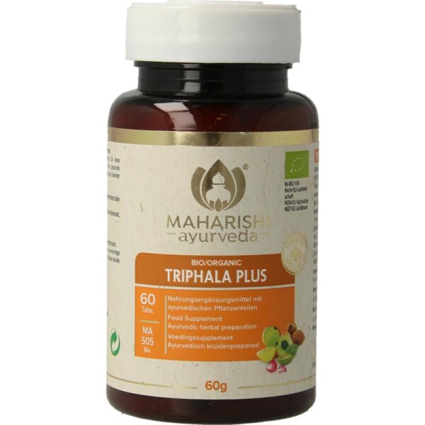 Triphala plus bio Maharishi Ayurv 60tb