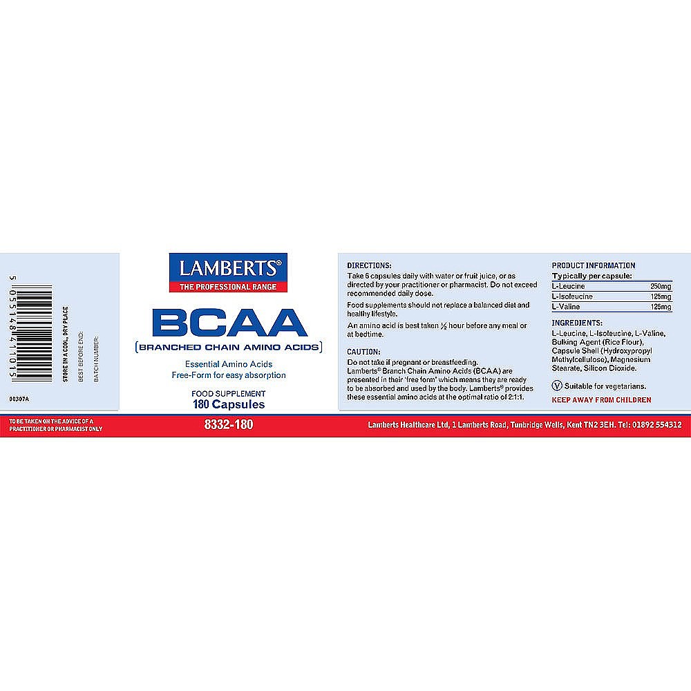 BCAA Complex etiket BCAA Complex etiket