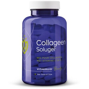 Vitakruid Collageen solugel tabletten voorkant