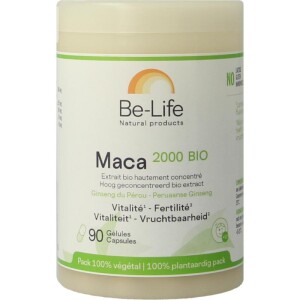 Maca 2000 bio potje voorzijde