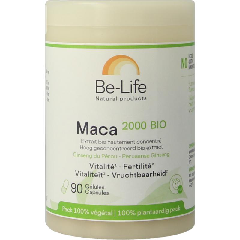 Maca 2000 bio potje voorzijde