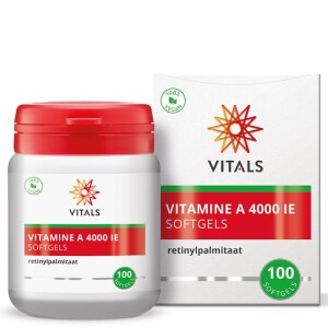 Vitamine A 4000IE pot en doosje