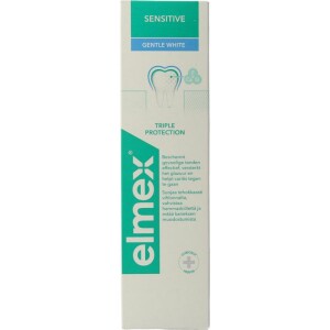 Tandpasta sensitive gentle white Elmex 75ml