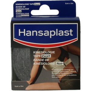 Kinesio tape zwart Hansaplast 1st