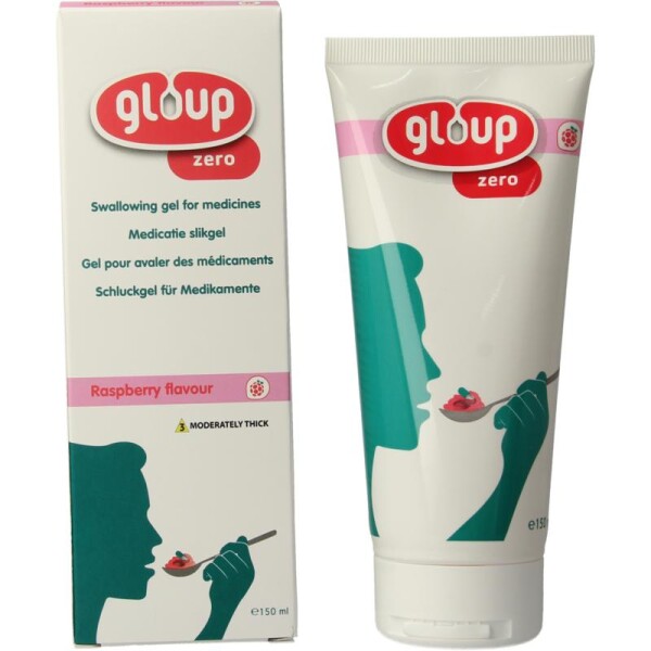 Zero medicatie inname gel framboos Gloup 150ml
