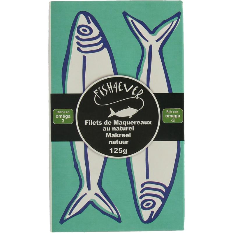 Schotse makreel bronwater Fish 4 Ever 125g