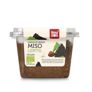 Linzen miso ongepasteuriseerd bio Lima 300g