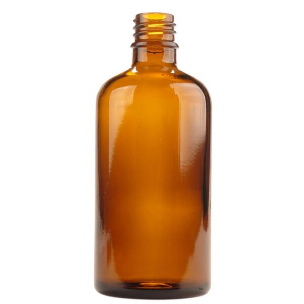 Flesje glas 100ml amber Helios Holland 10st