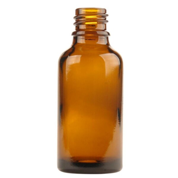 Flesje glas 30ml amber Helios Holland 5st
