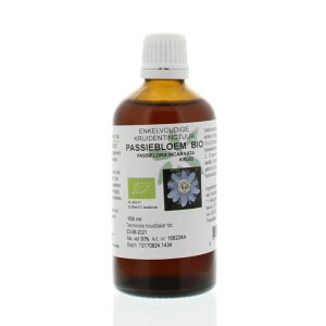Passiflora incarnata herb/passiebloem tinctuur bio Cruydhof 100ml