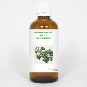 Gemmo simplex 17 ginkgo biloba flesje