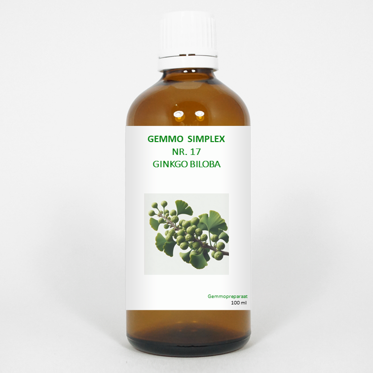 Gemmo simplex 17 ginkgo biloba flesje